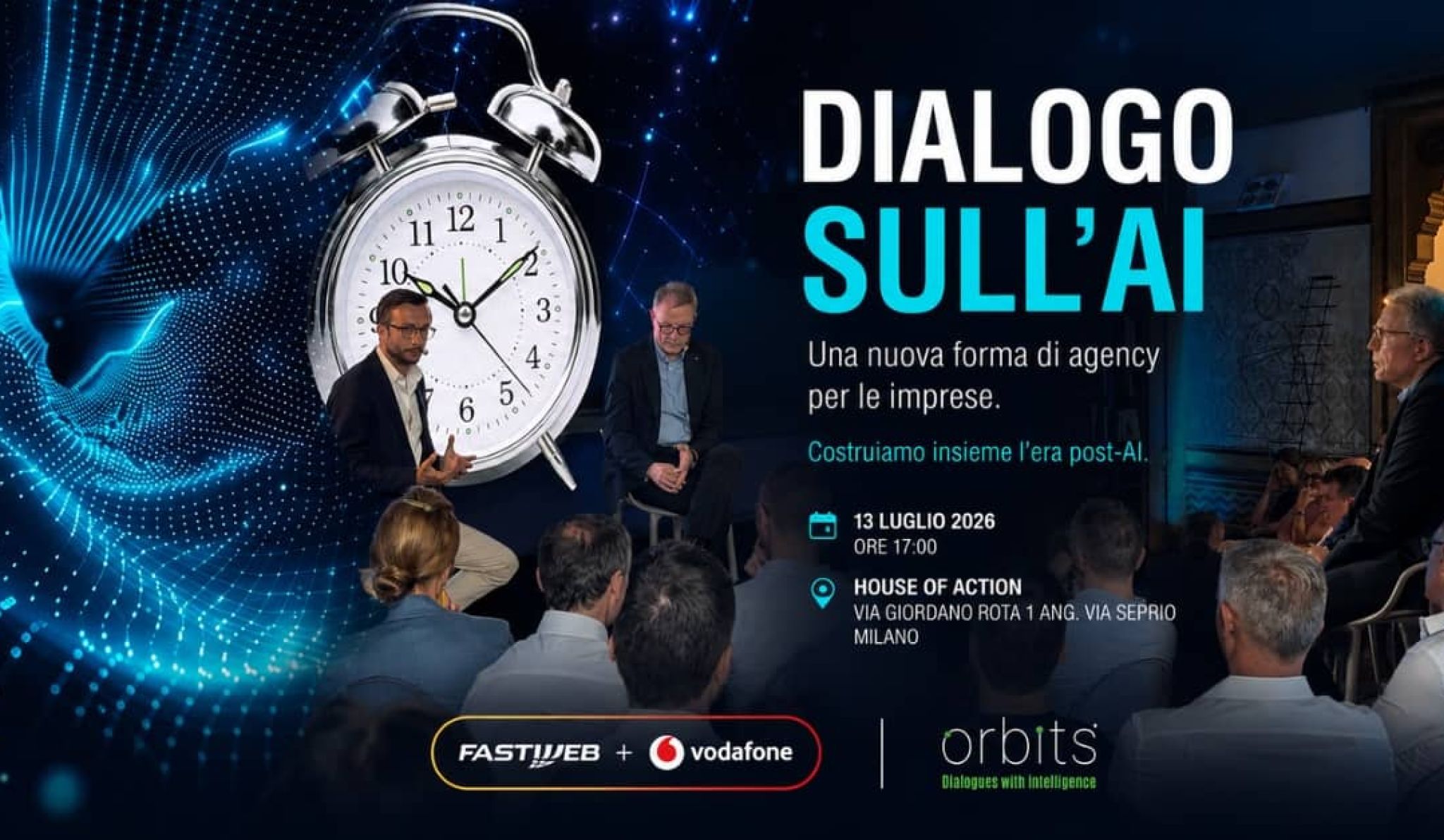 Gruppo Aura a Milano evento AI Fastweb+Vodafone